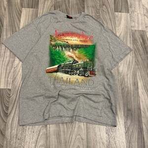 Vintage Joligolf Thailand Kanchanaburi River Kwai Bridge WWII History T-Shirt
